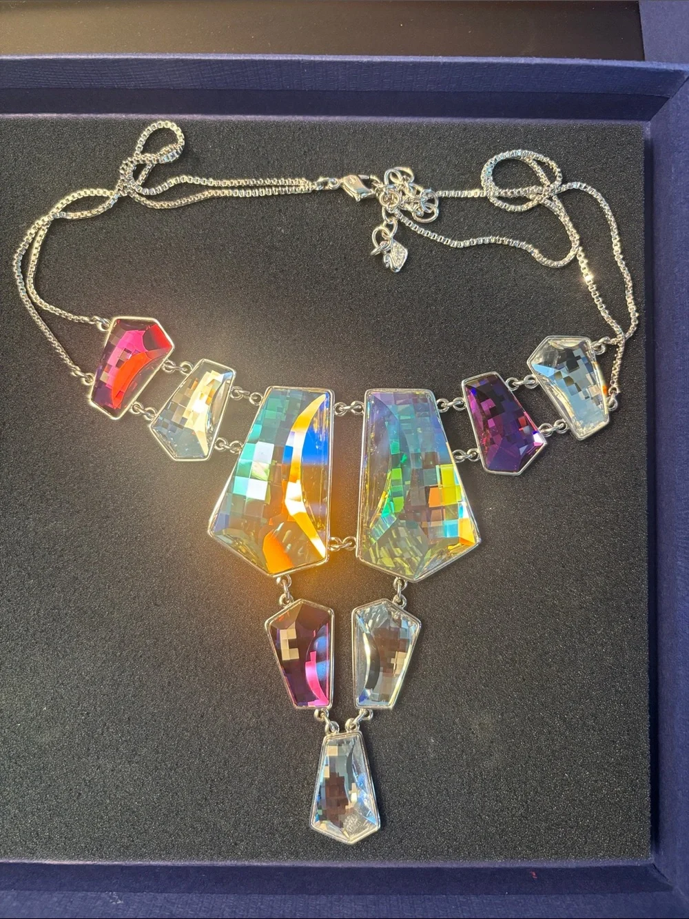 Amazing Vintage Authentic Swarovski Statement necklace and earrings.